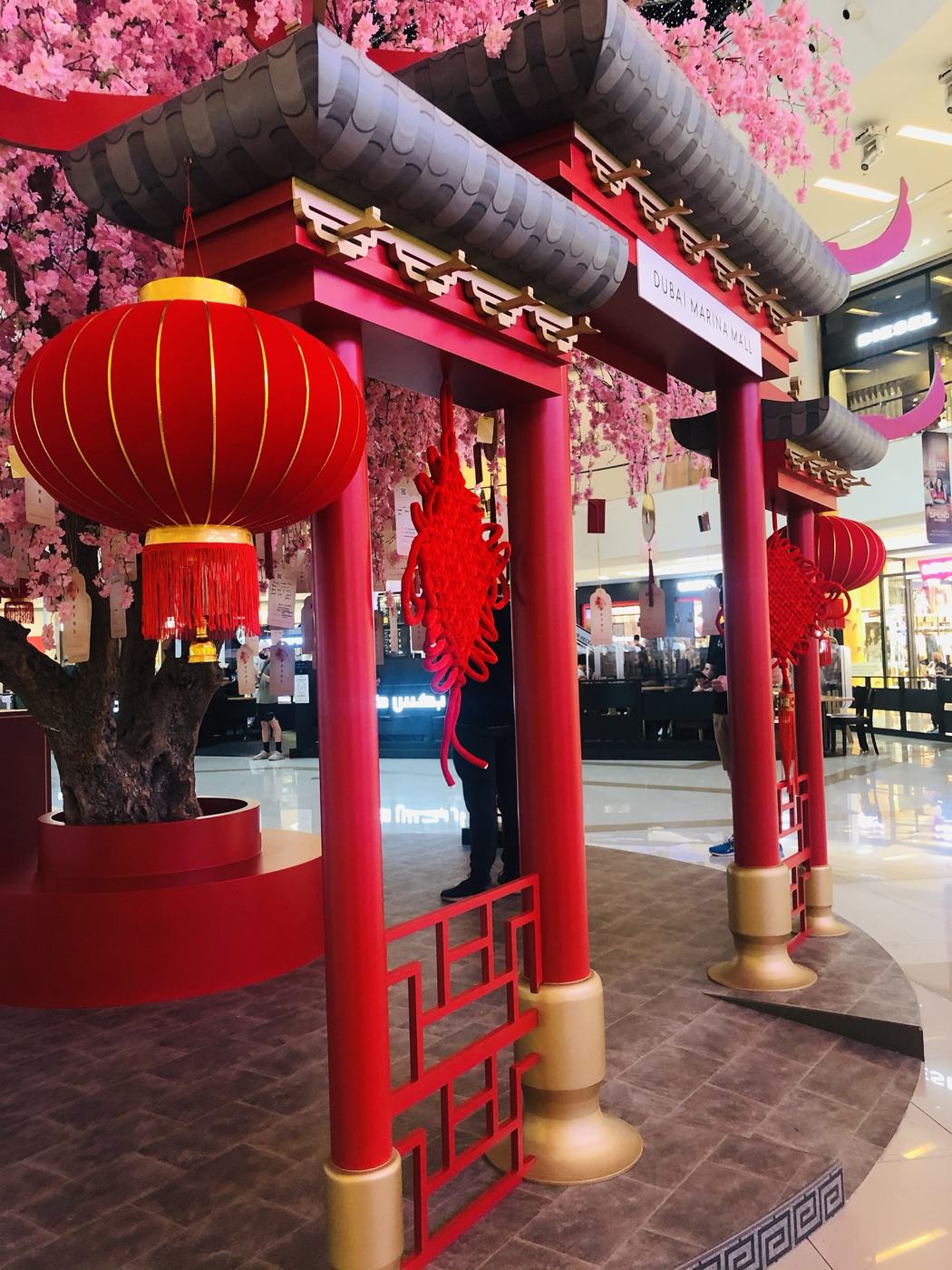 Chinese New Year, Dubai Marina Mall, view 3
