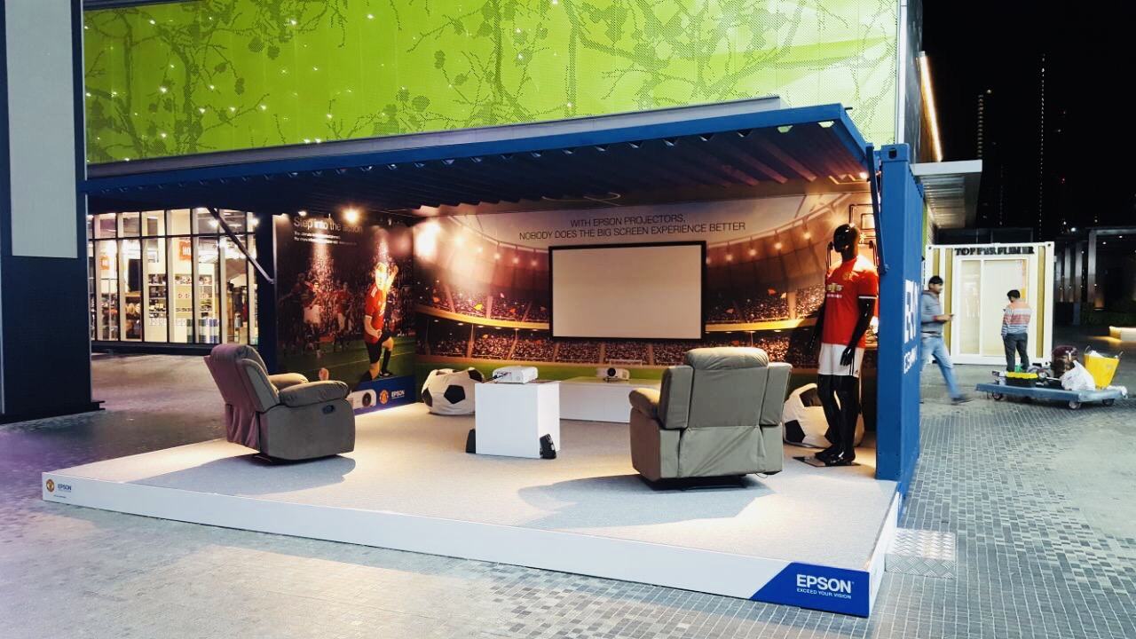 Epson Roadshow, Pop-up container, view 6